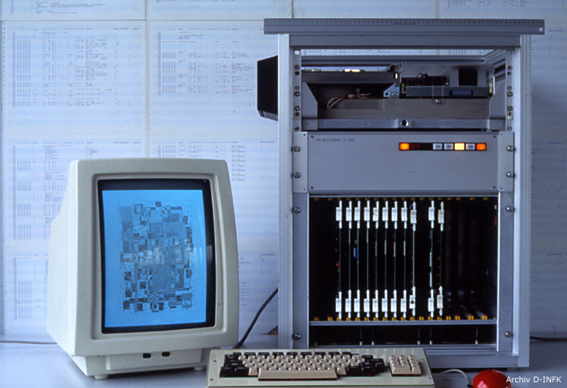 First generation of the Lilith workstation, 1981. Source: Archive D-INFK.